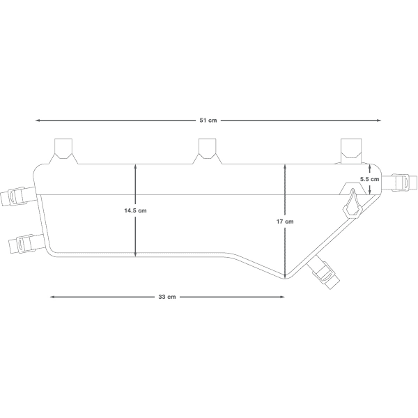 Saccoche Vélo APIDURA EXPEDITION COMPACT FRAME PACK 5.3L UNI