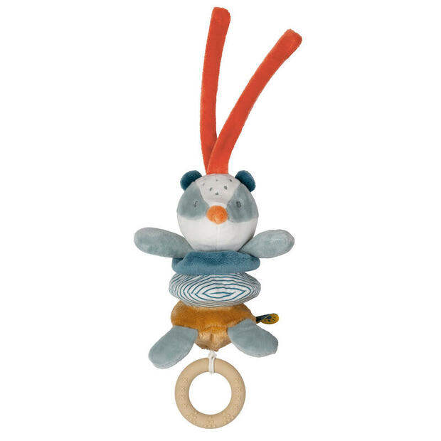 Peluche vibrante Félix&Léo Félix blaireau multicolore - NATTOU