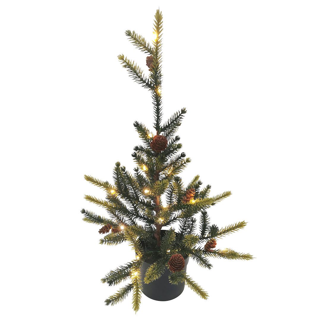 Juletrebusk med led og kongler Bumpy