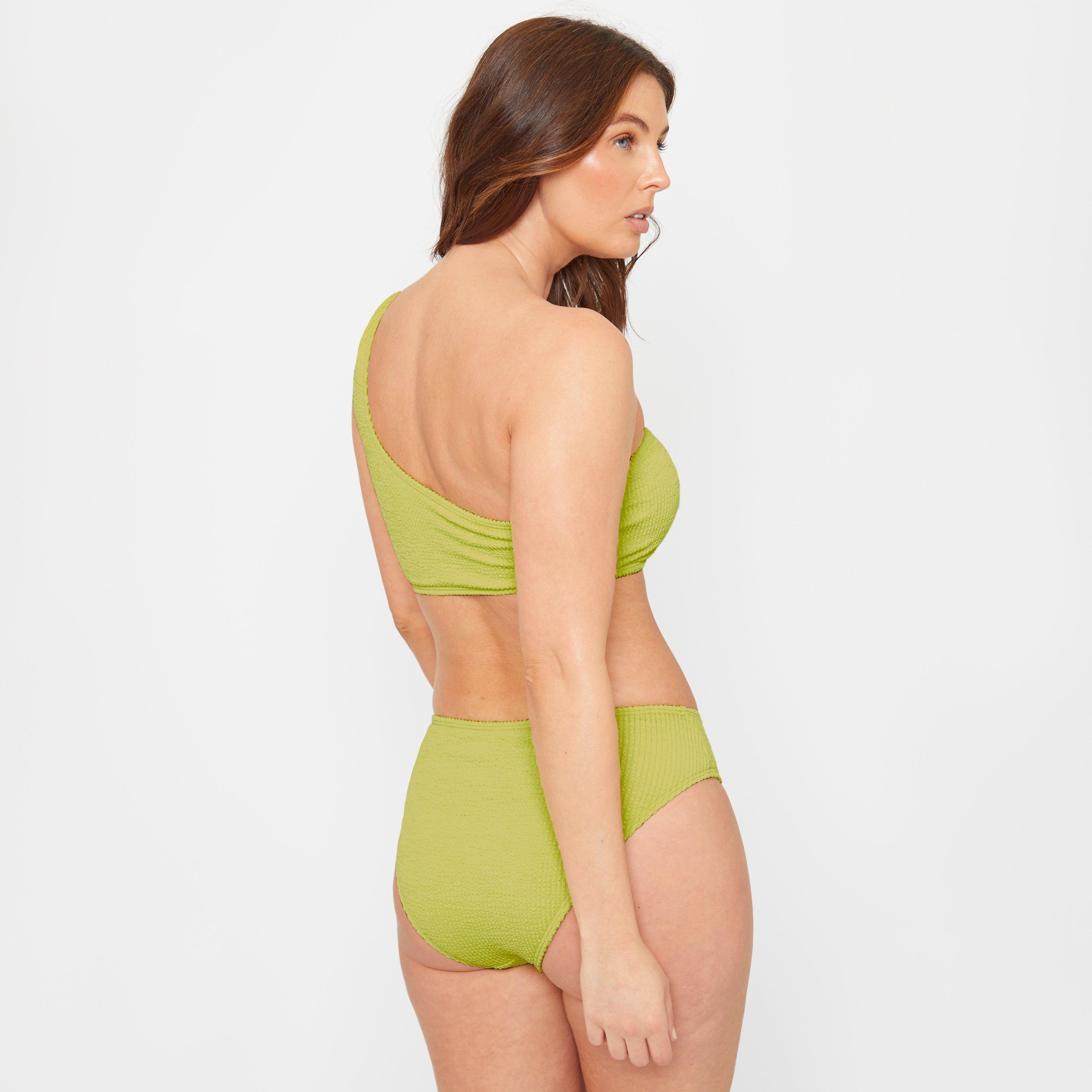 Be You Ladies Textured One Shoulder Bikni Top