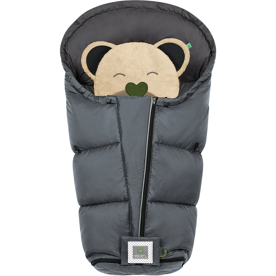 odenwälder Fußsack Mucki® L-cs rocky grey