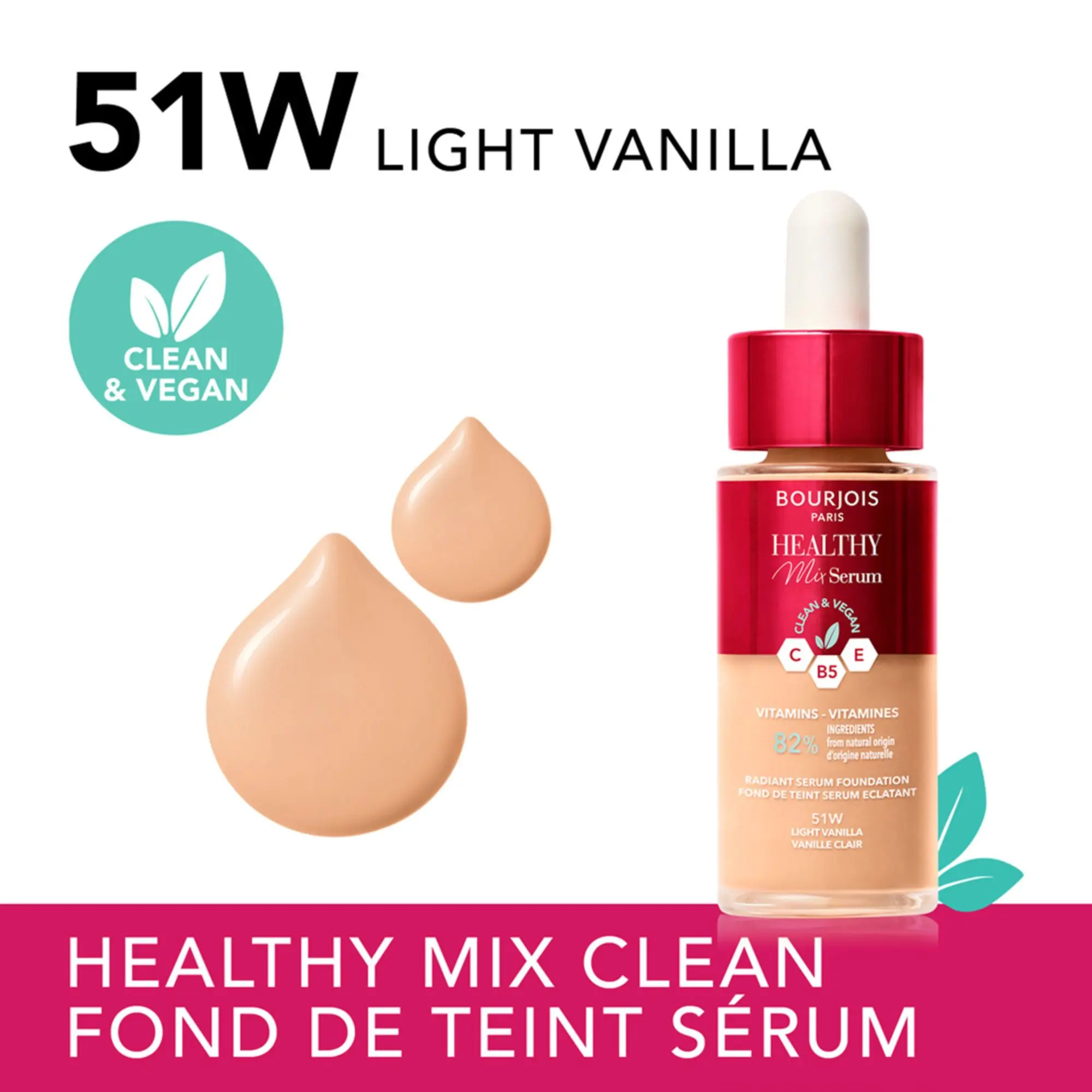Bourjois - Healthy Mix Sérum Fond de Teint- Fond de Teint