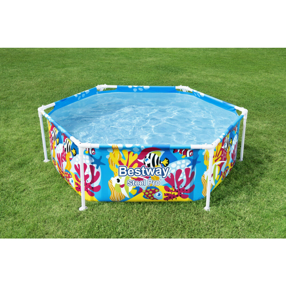 Bestway My First Frame Pool Splash-In-Shade Play Rond 183 cm
