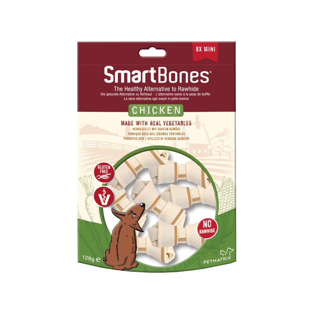 7x Smartbones Kip Mini8 stuks