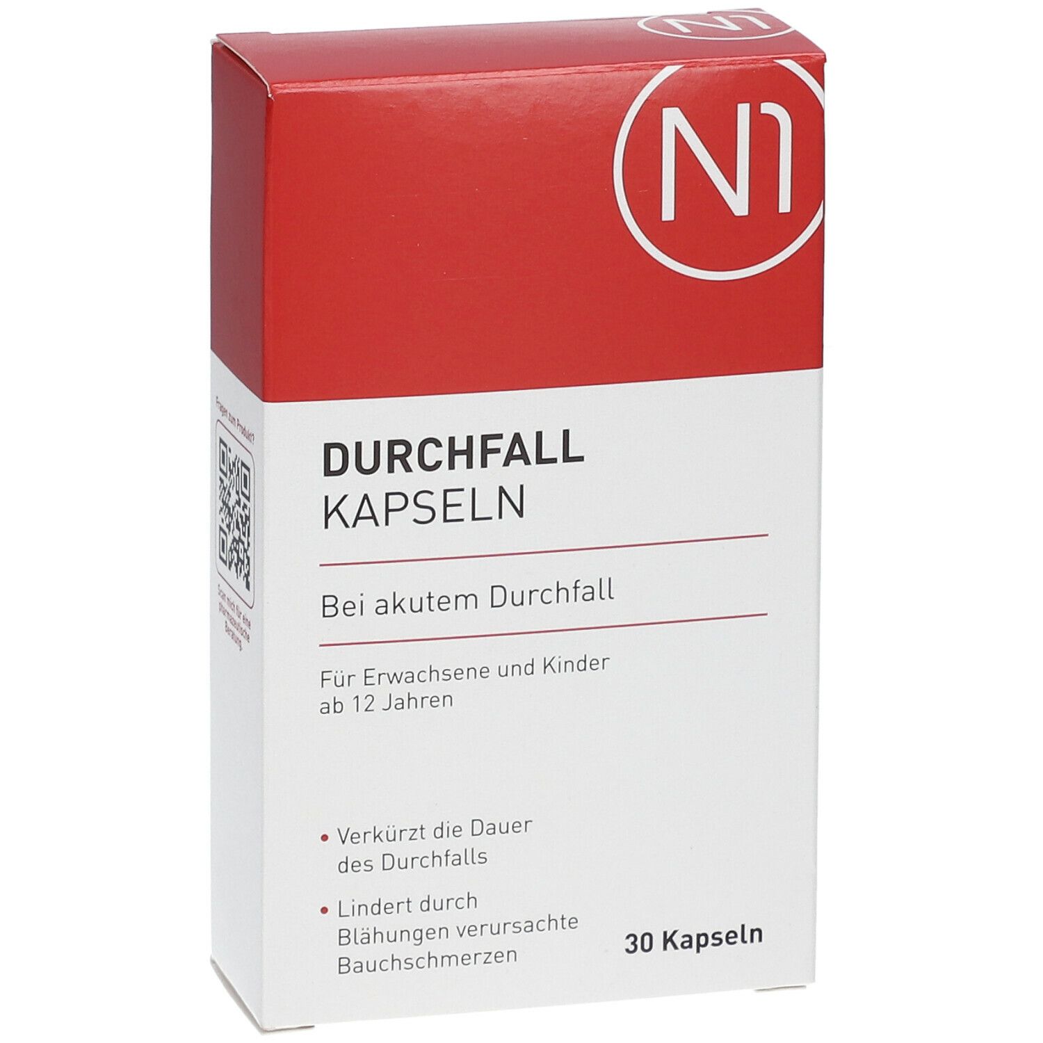 N1 Durchfall Kapseln – verkürzen die Dauer & adsorbieren Toxine, Bakterien & Viren