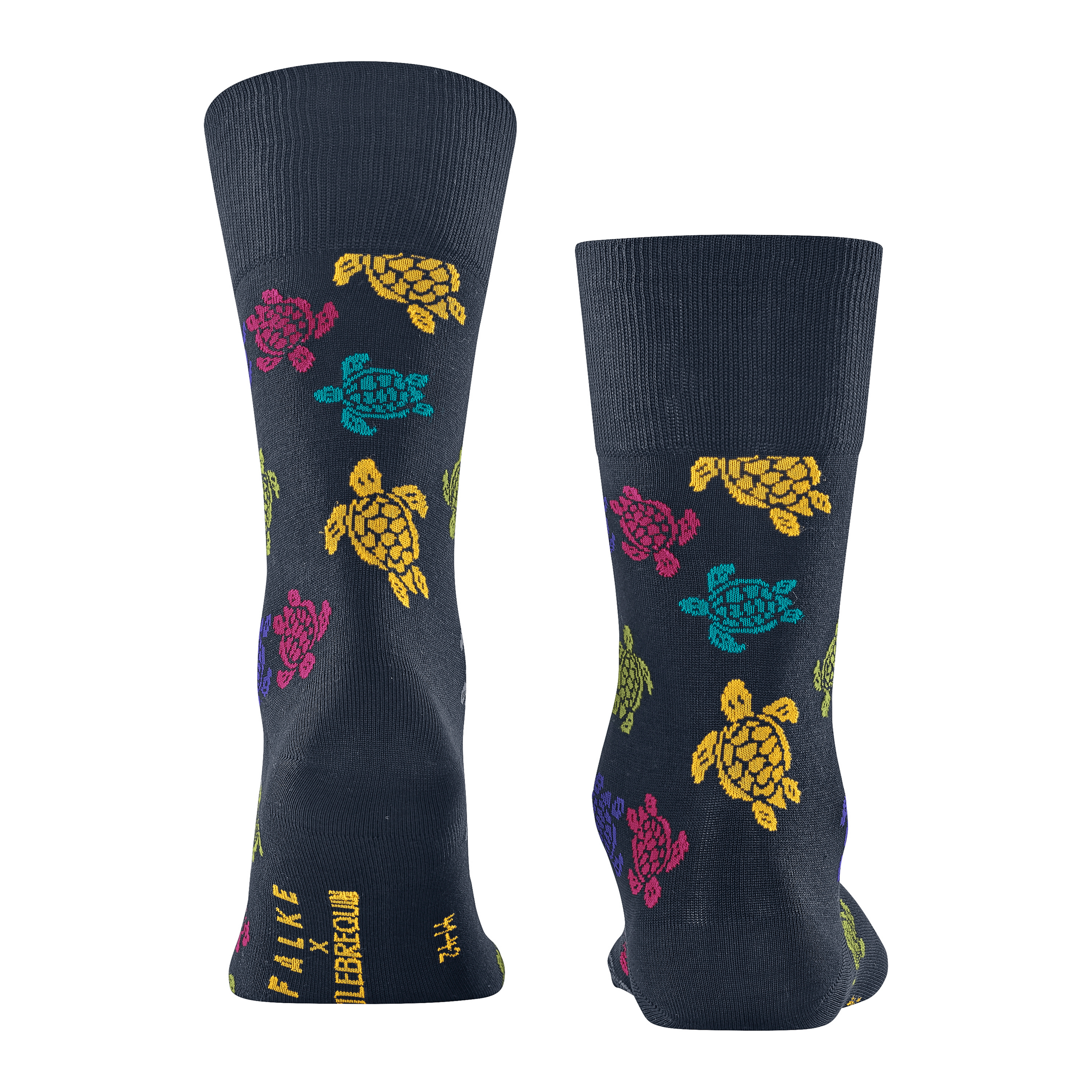 Chaussettes homme Rondes des Tortues Multicolores | Vilebreauin