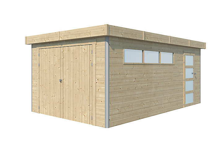Garage bois Lindo 2 16,8m²