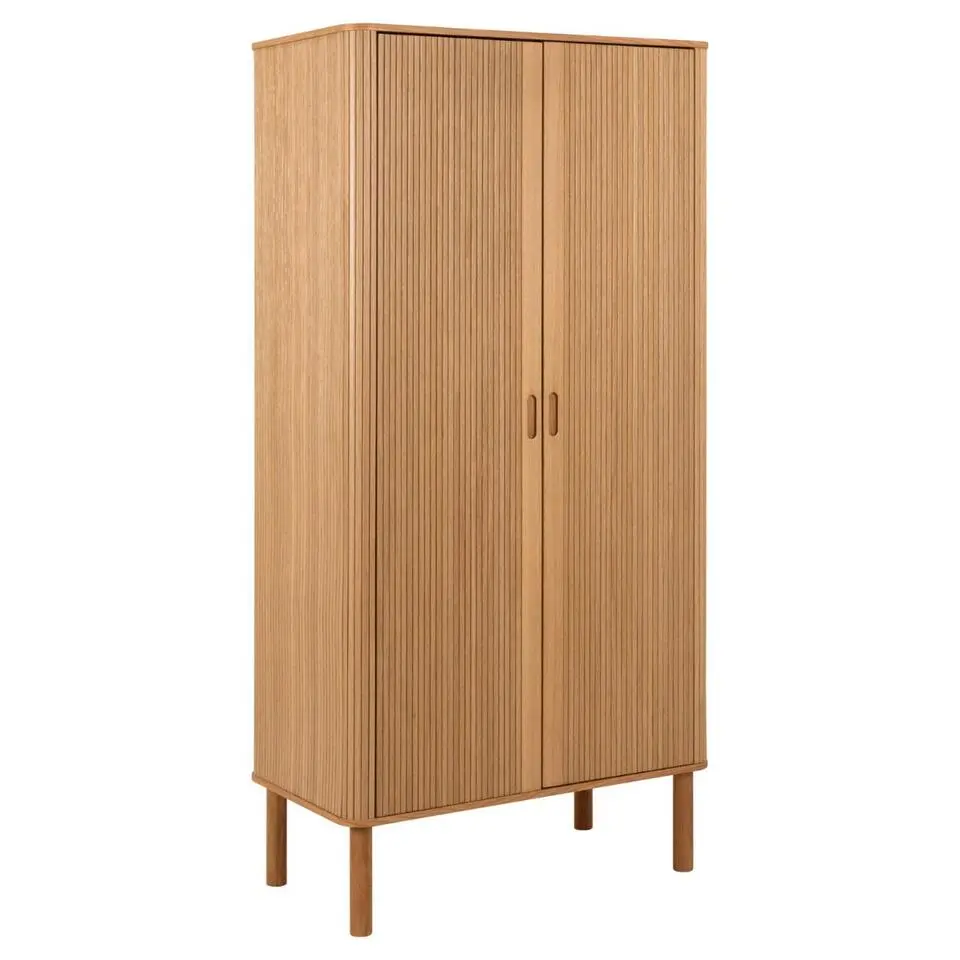 Kledingkast Naturel Eiken Fineer - 100x55x200cm - Rustam