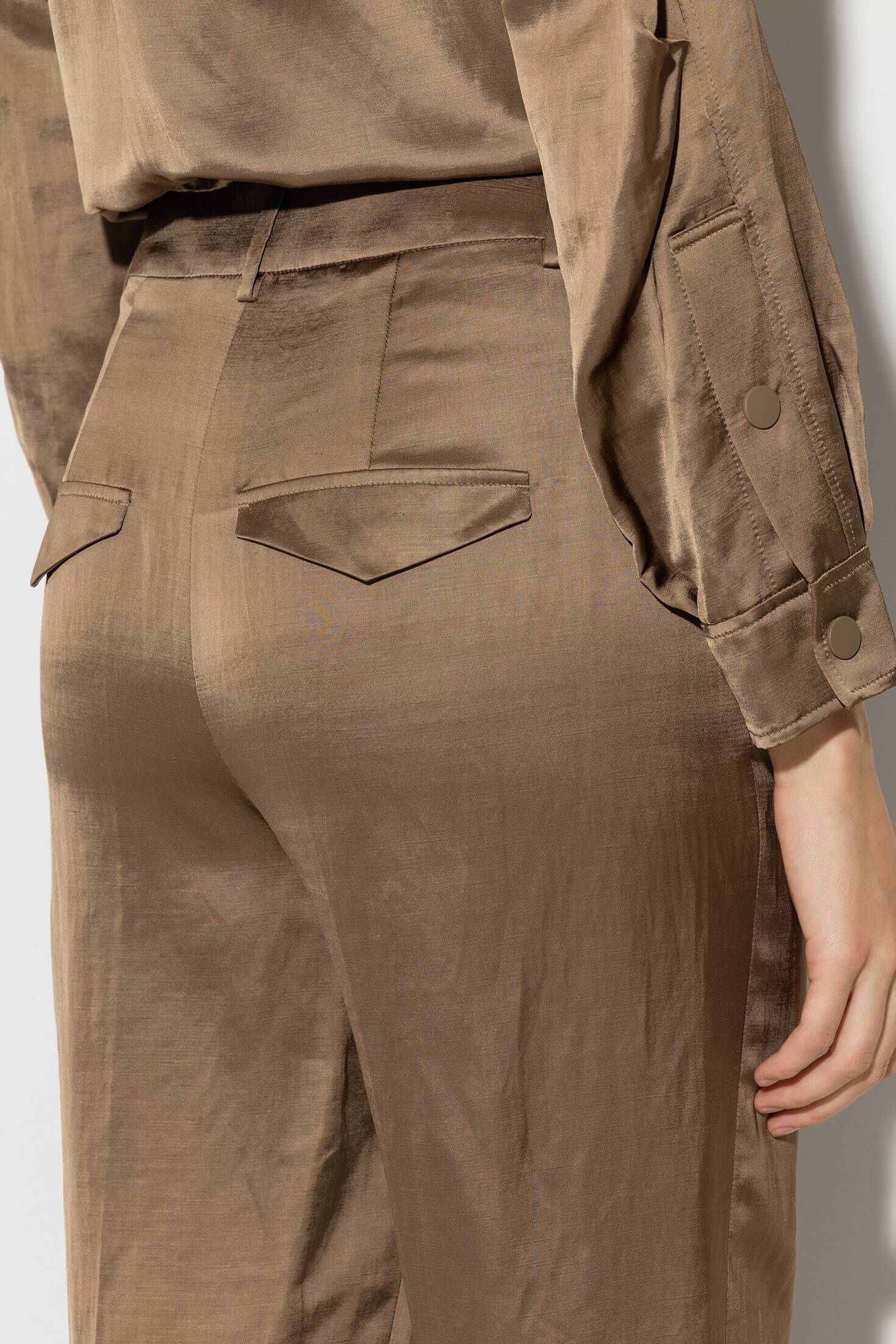 Luisa Cerano| Damen Culotte mit Leinen