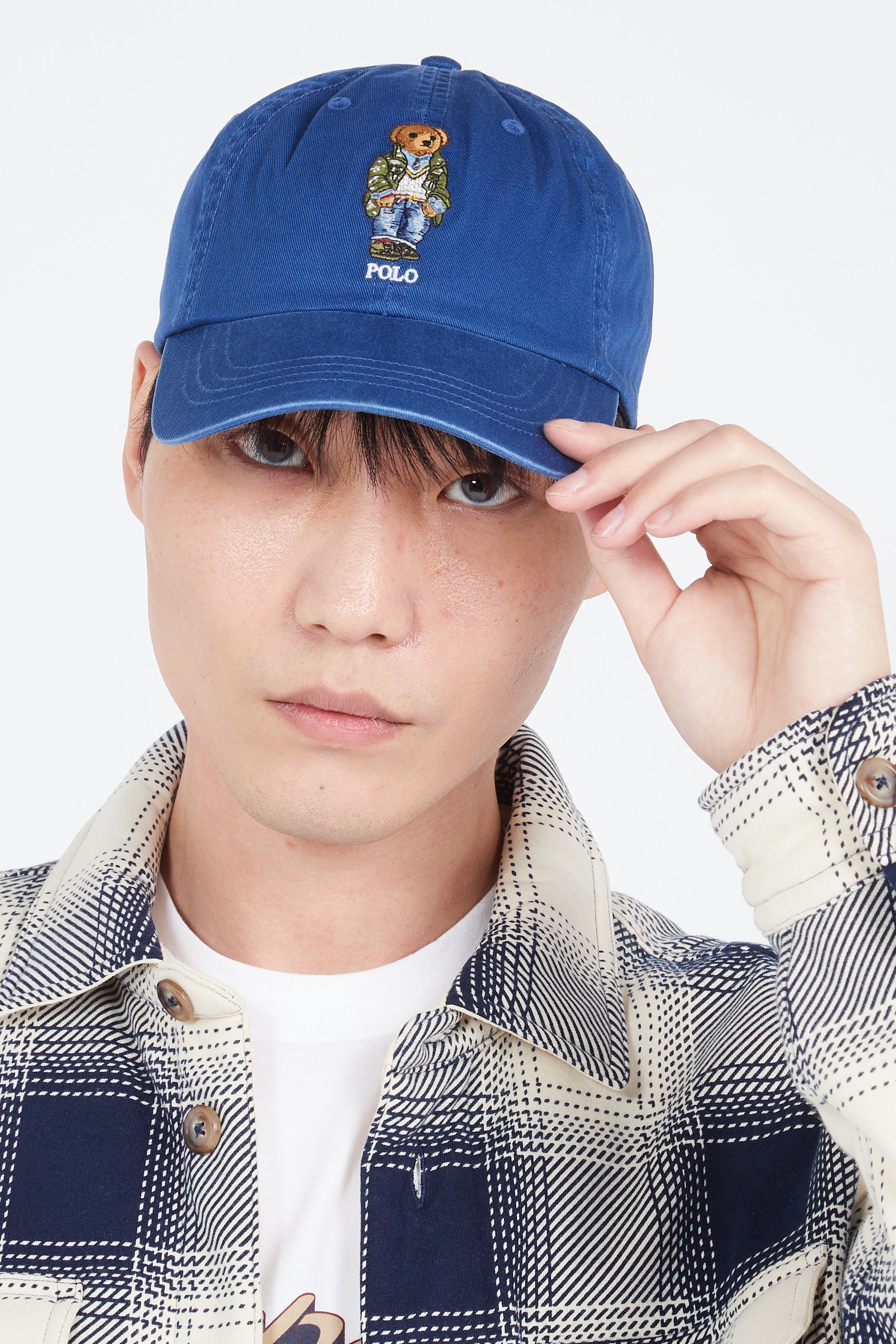 POLO RALPH LAUREN Casquette  COTTON CHINO Bleu