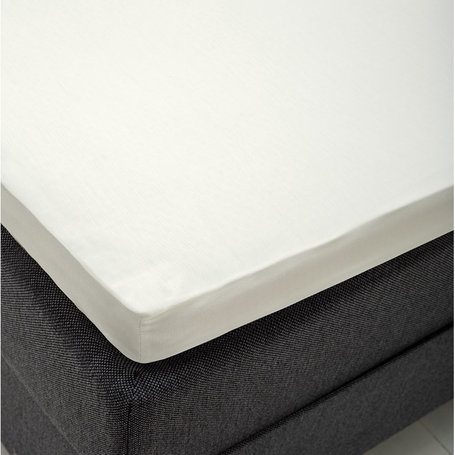 Hoeslaken Katoen - Topper - Creme
