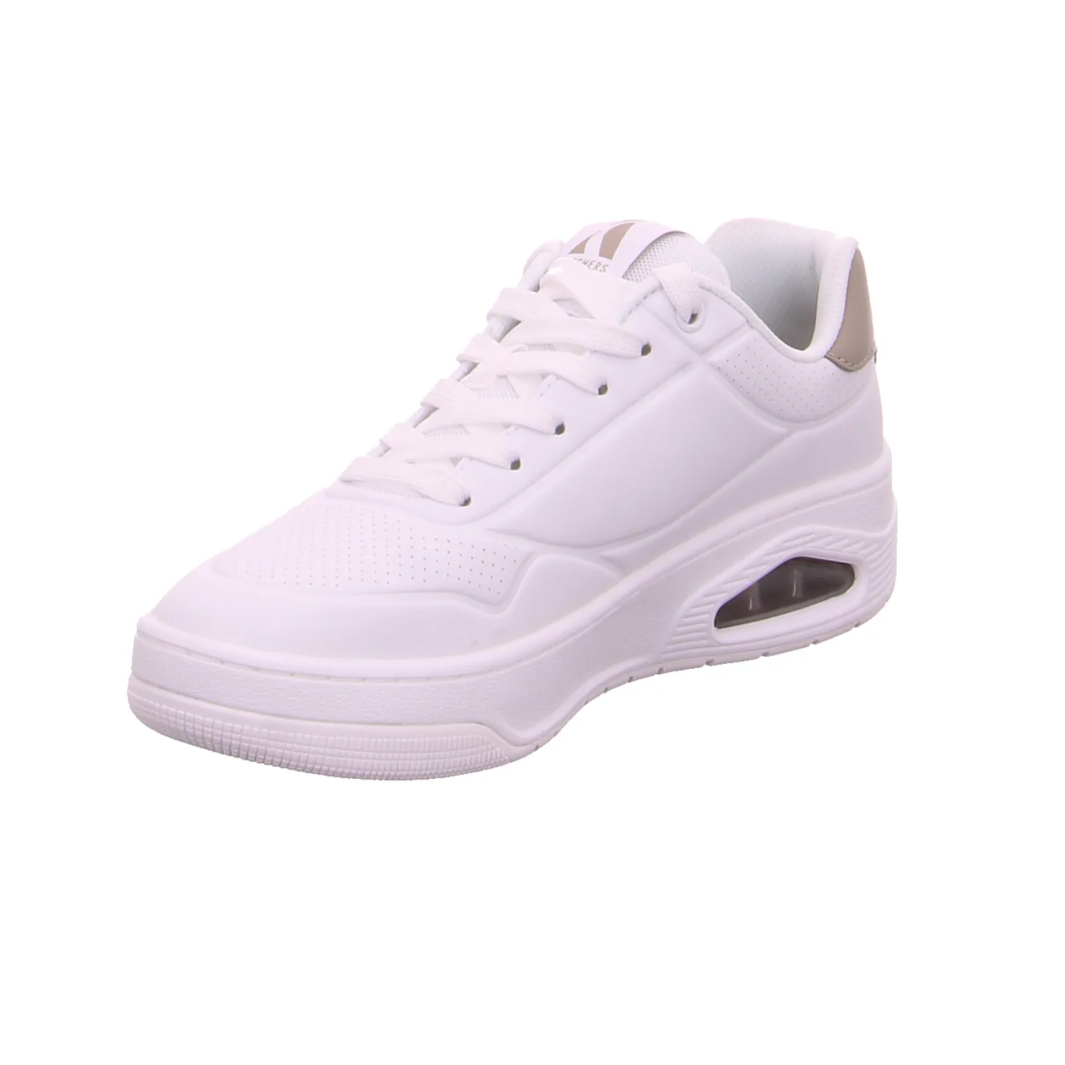 SKECHERS Sneaker Weiss Lederimitat