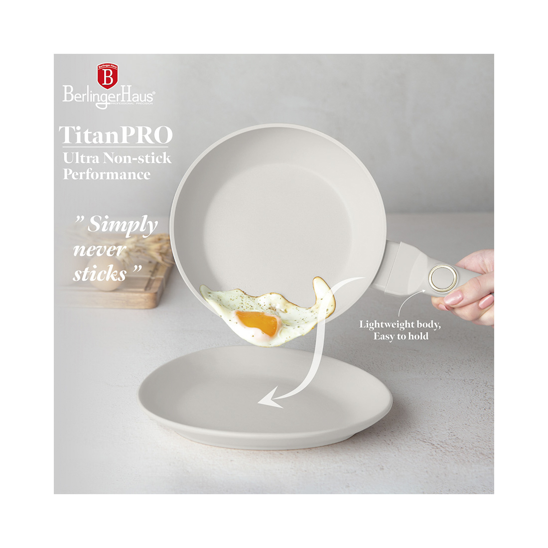 Berlinger Haus 10-teiliges Kochgeschirr-Set matt cream Sahara Collection