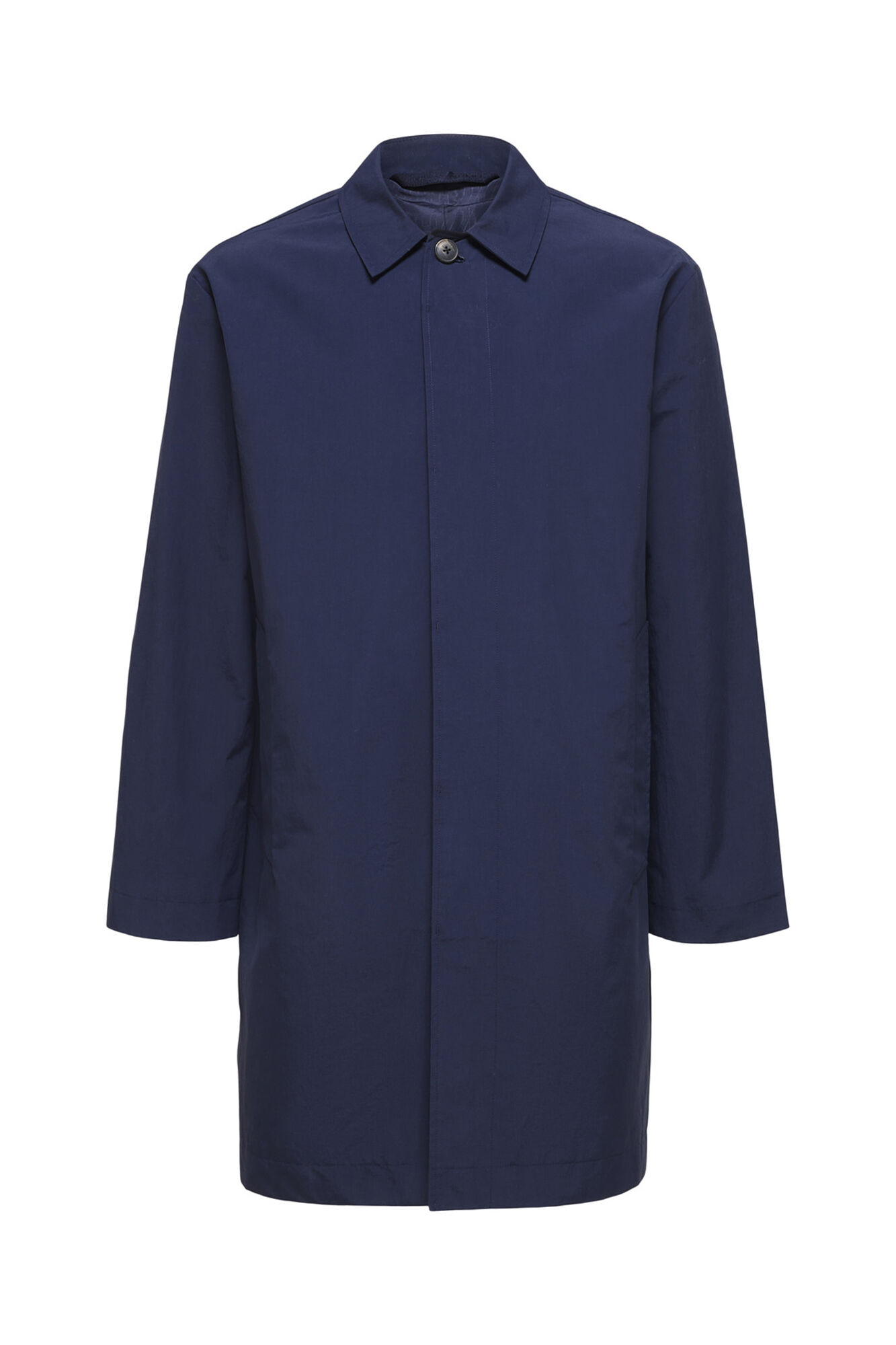 Gabardine impermeável de algodão orgânico - Cinza escuro
