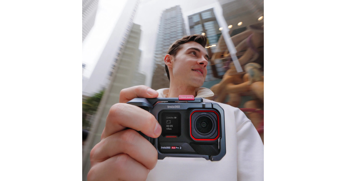 Insta360Ace Pro 2 Xplorder Bundle Dual Battery videocamera  (Zwart, 2x 1800 mAh accu)