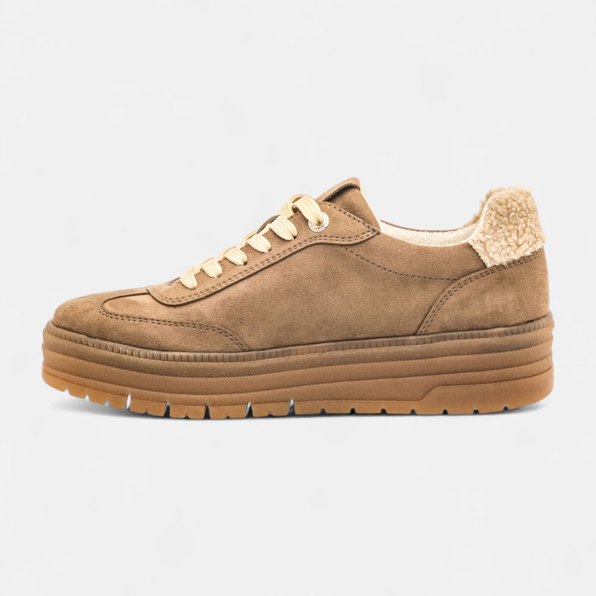 Baskets basses Femme taupe