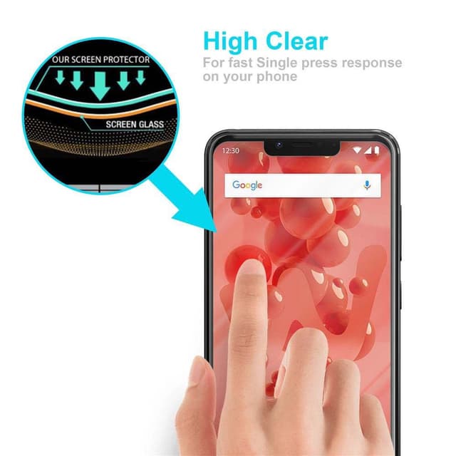 WIKO VIEW 2 PLUS Skærmbeskytter Beskyttelsesglas