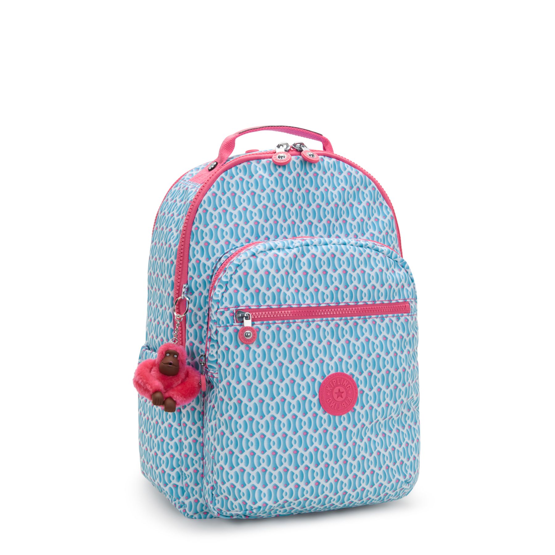 SEOUL LAP Grand sac à dos avec compartiment séparé pour ordinateur portable - Dreamy Geo Combo
