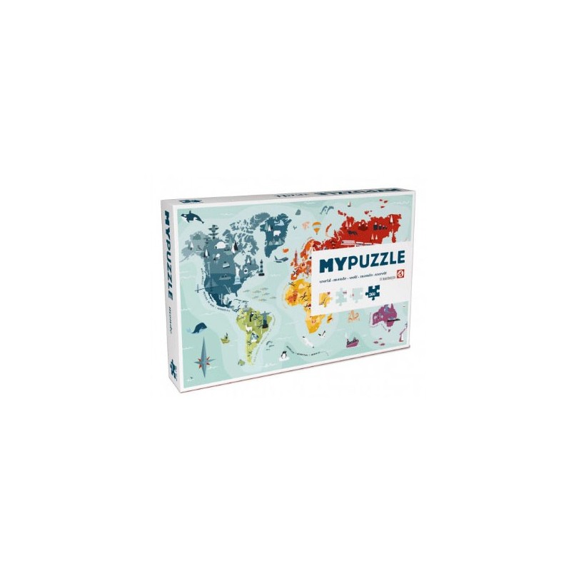 Puzzle 260 pièces Monde