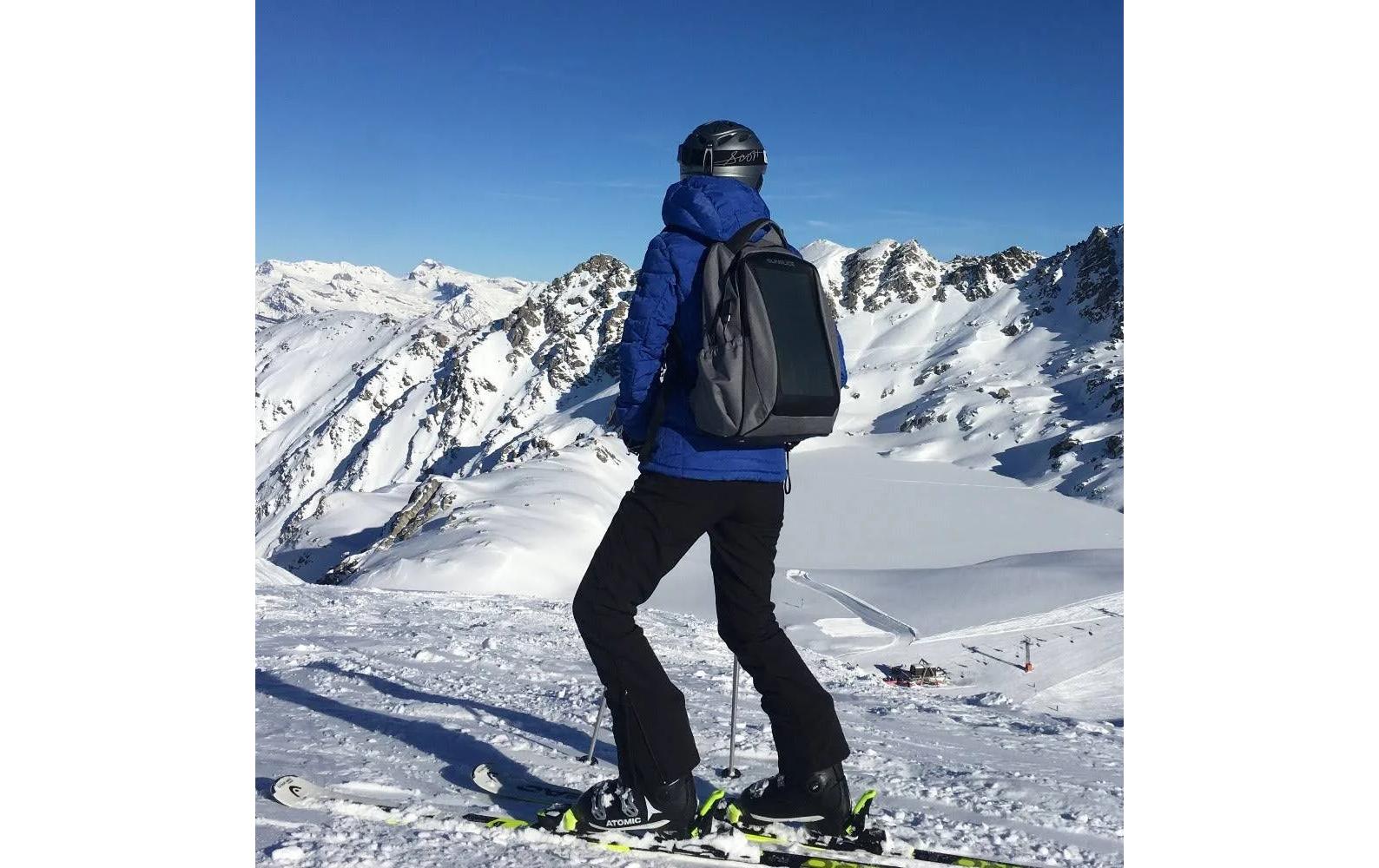 Zenith – Solar Backpack – Grau 8 W<br>Leichter und praktischer Solarrucksack