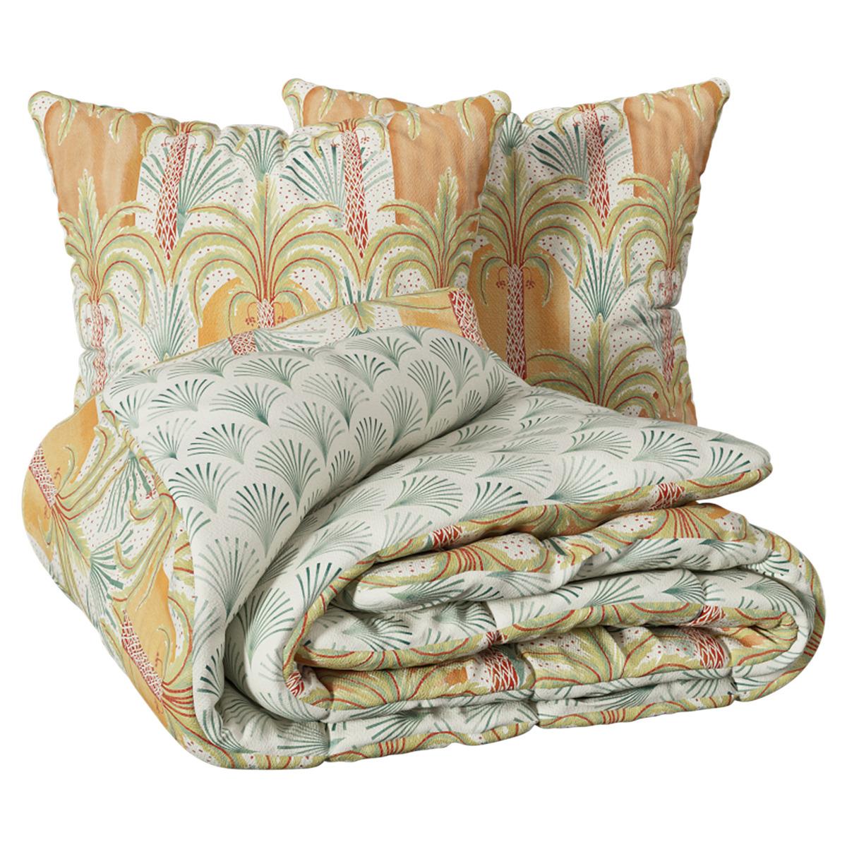 PARURE IMPRIME PERCALE JANICE 240X220CM