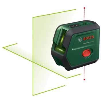 Bosch kruislijnlaser AdvancedLevel 2G - Basic