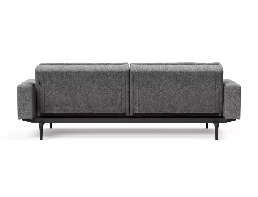 Schlafsofa mit Armlehnen Dublexo Styletto schwarz