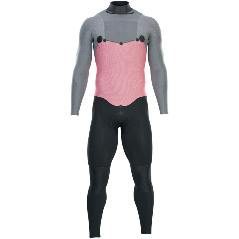 COMBINAISON ION SEEK ELEMENT 4/3 FRONTZIP NOIR