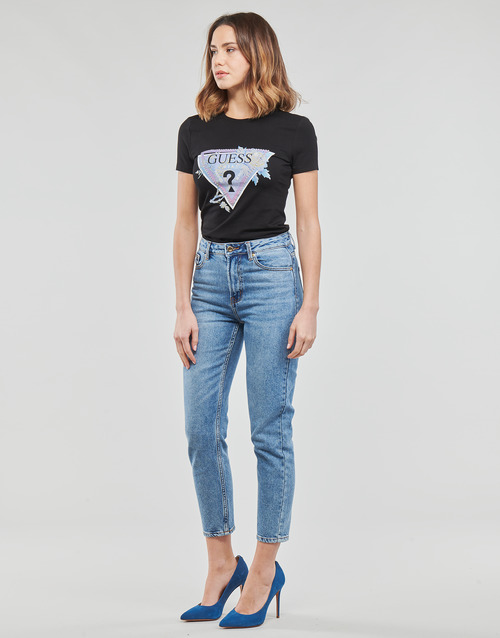 Guess - SS CN ALVA TEE - Noir