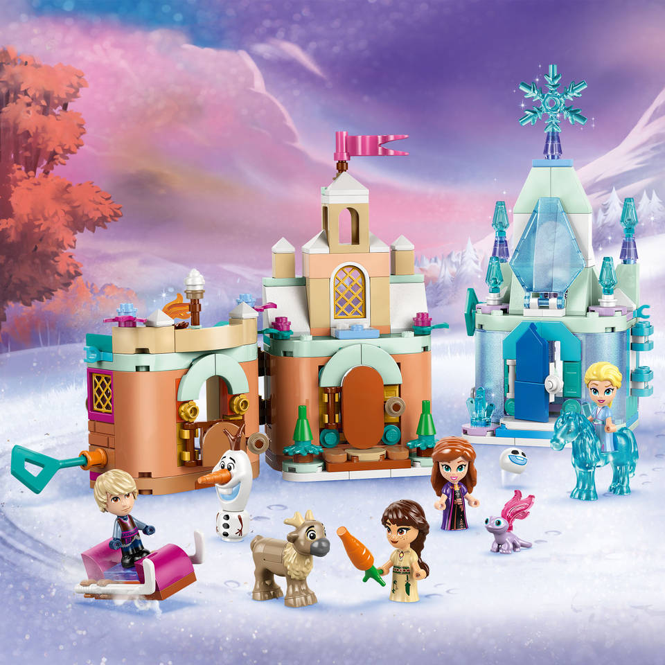 LEGO Disney Princess mini kasteel van Arendelle en Elsa's ijspaleis 43278