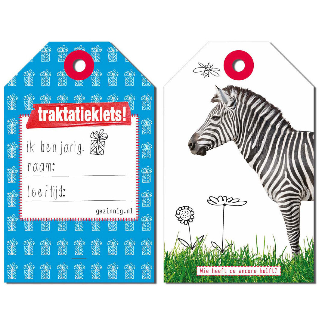 Gezinnig labels traktatieklets 3-6 jaar - 36st