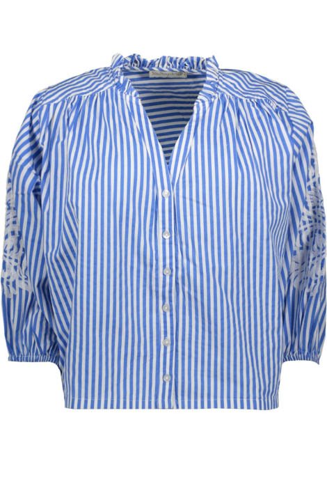 Soultouch blauwe dames blouse