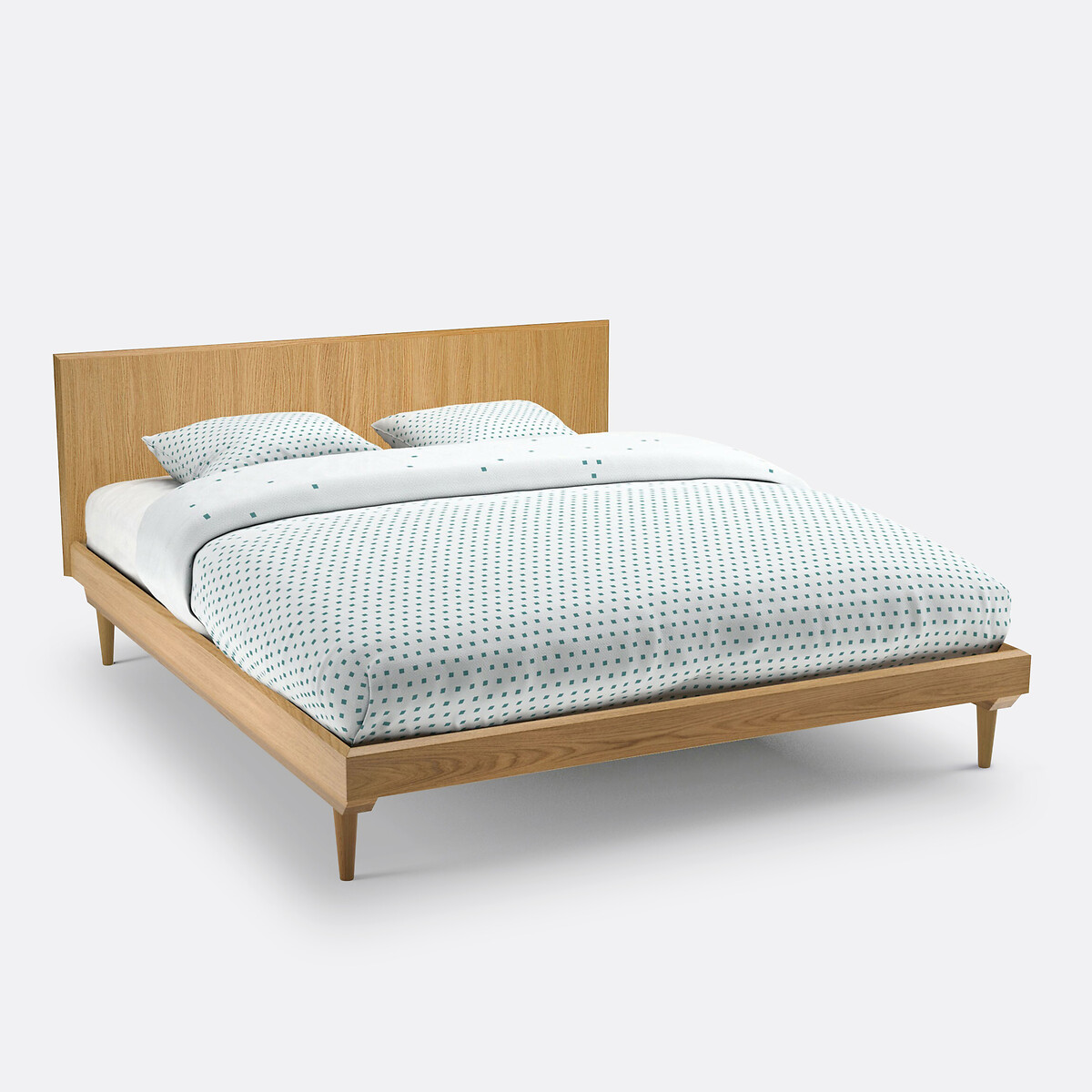 LA REDOUTE INTERIEURS<br>Cama vintage com estrado de ripas Quilda
