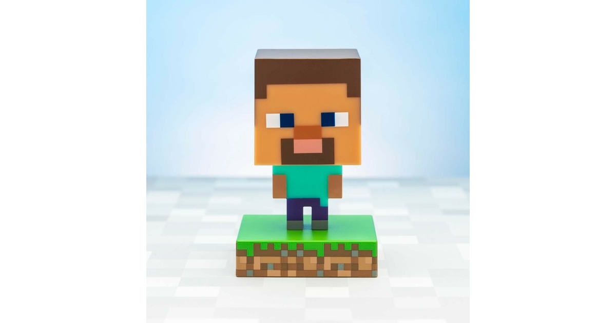 PaladoneMinecraft: Steve Icon Light verlichting  (Houtkleur)