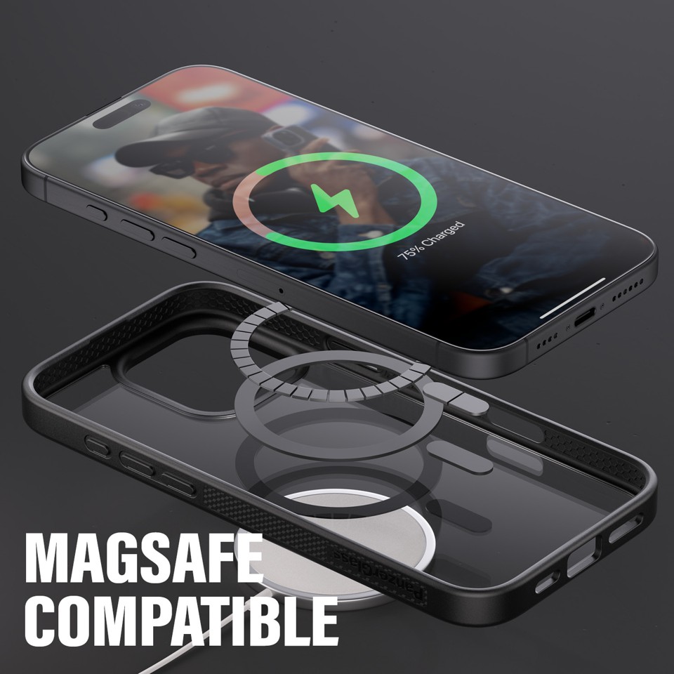 PanzerGlass - HardCase MagSafe - iPhone 16 Pro Max - Sort