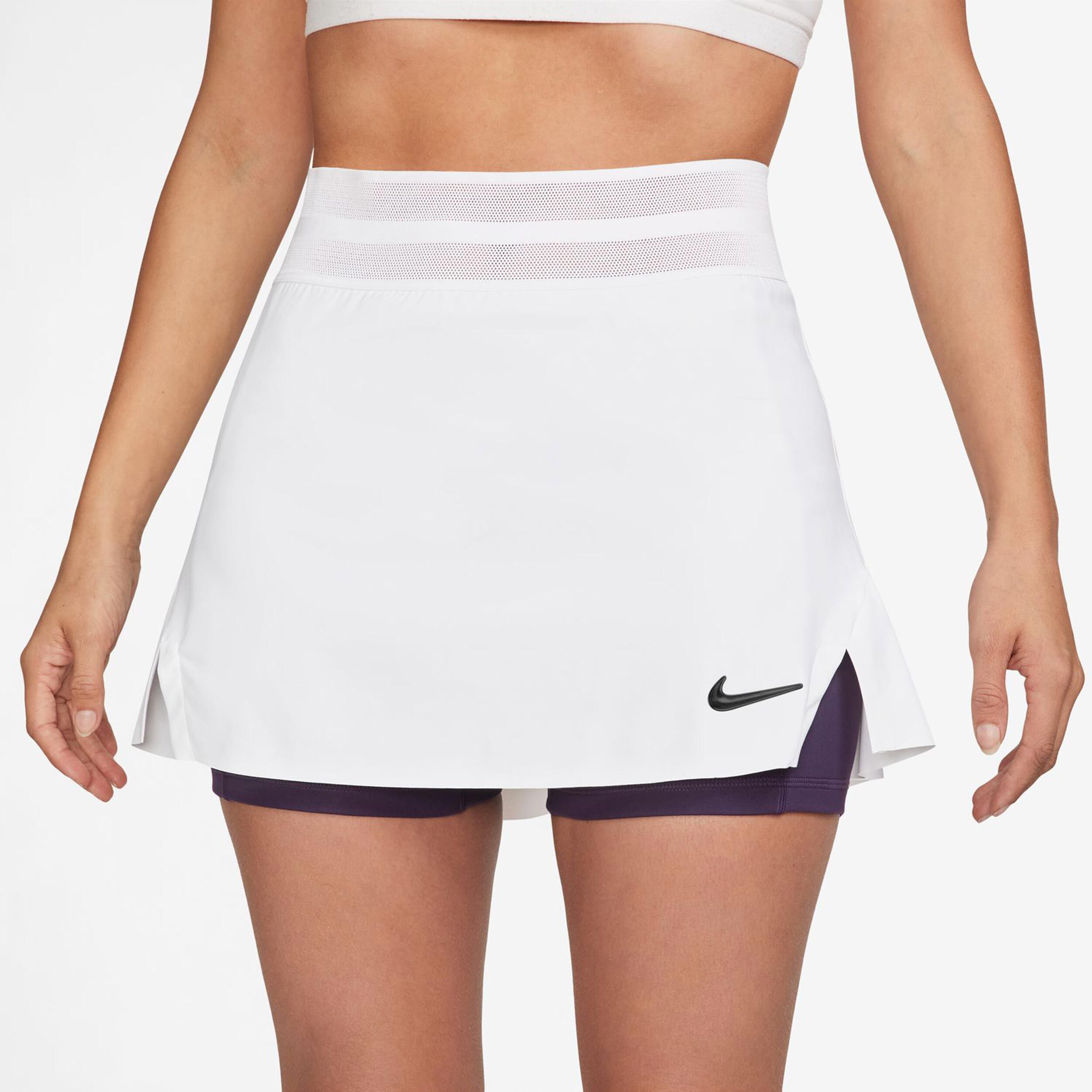Nike Dri-Fit Slam Jupe Femmes - Blanc , Violet