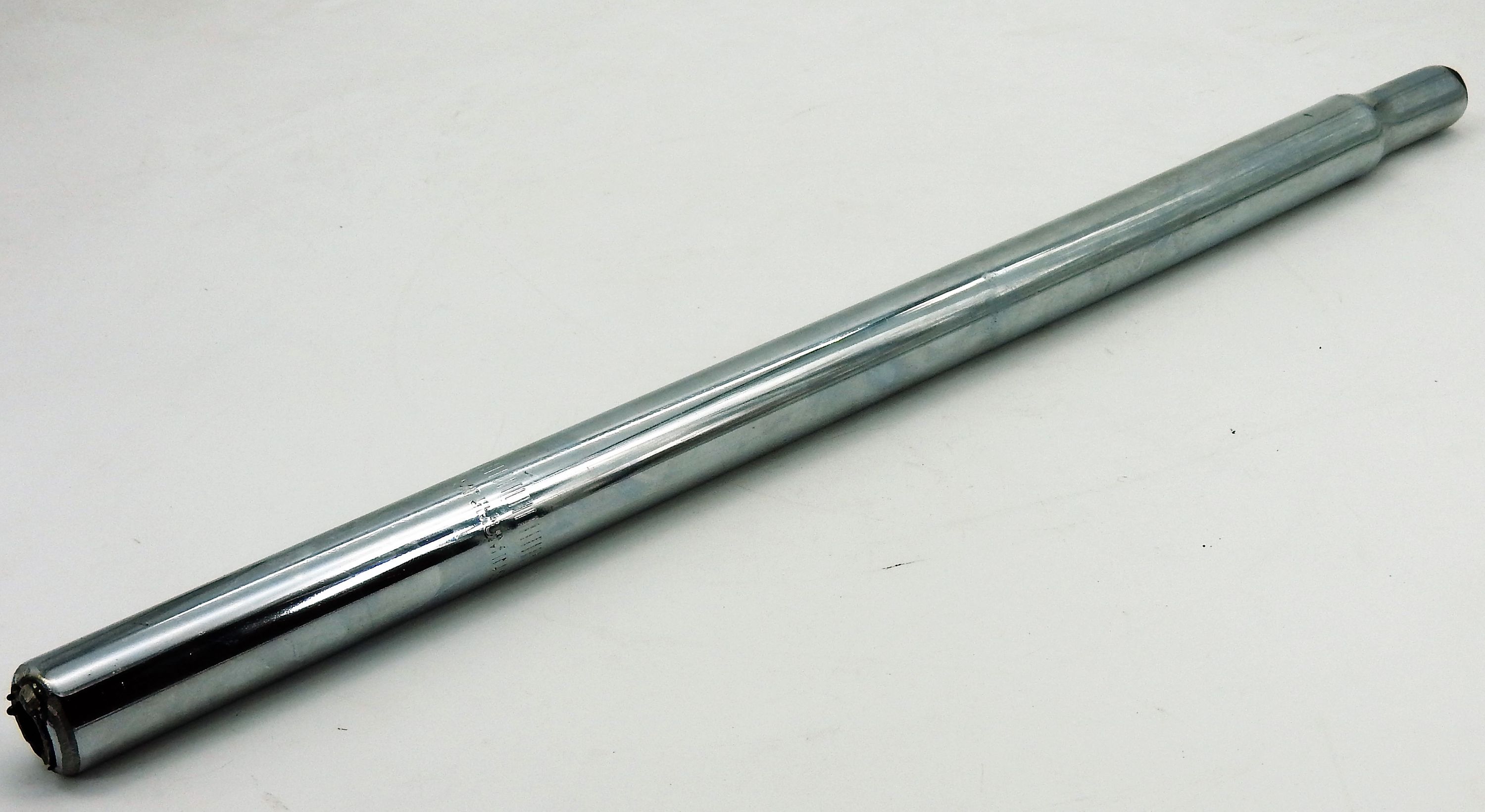 500mm verstärke Stahl Sattelstütze chrom Ø 28,0 bis 180kg