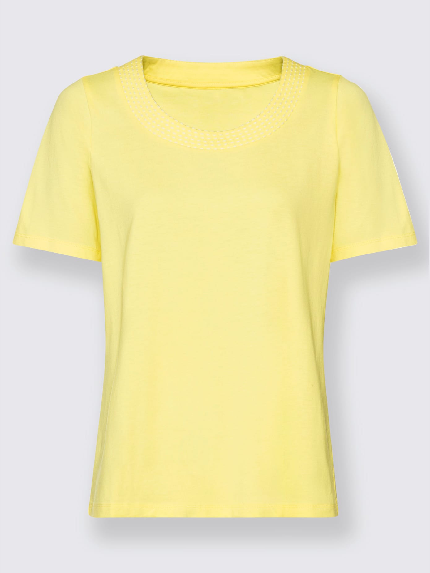 T-shirt à manches courtes mélange de fibres naturelles de qualité