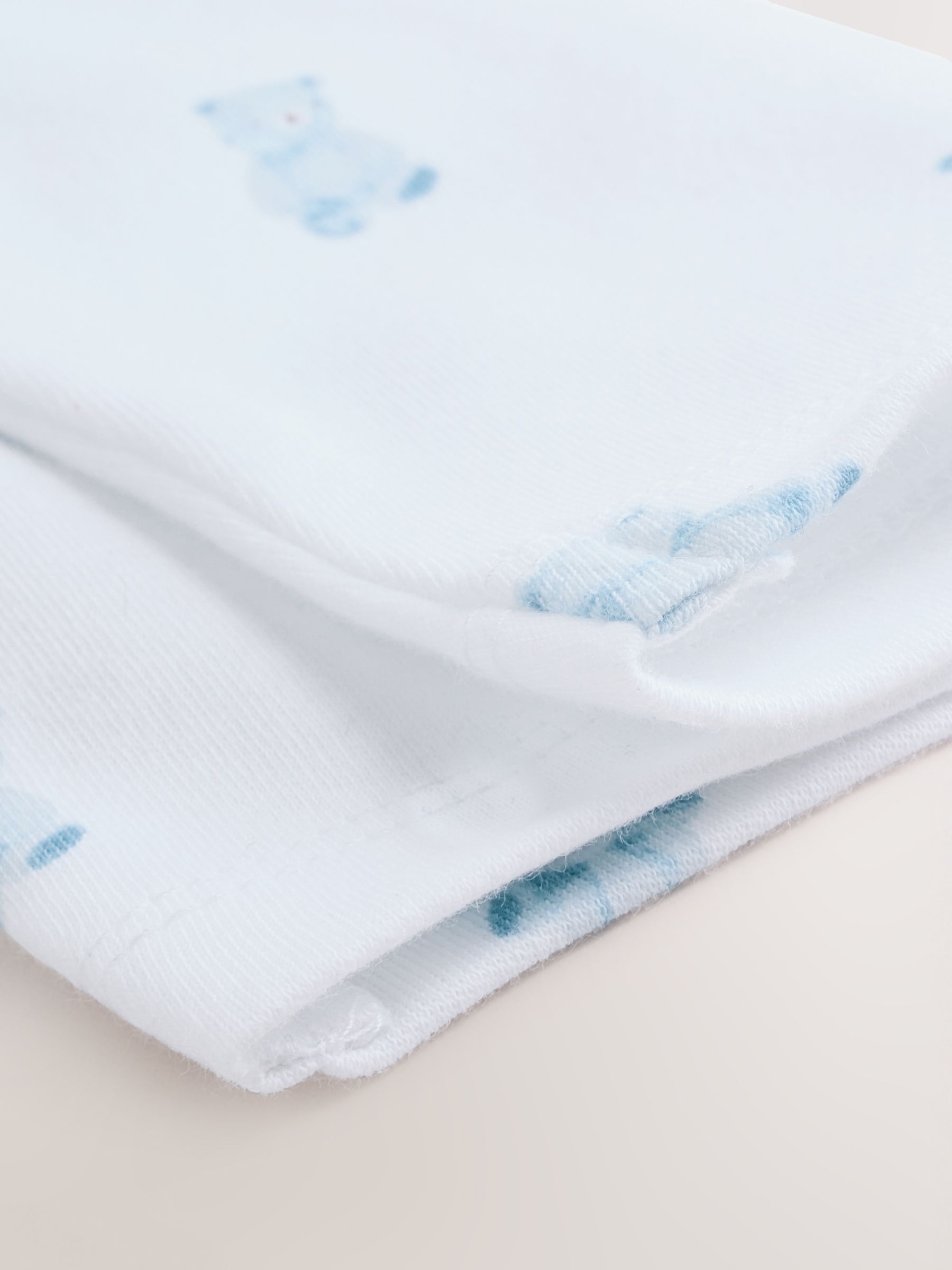 Blauw met beren - Babyset van tuinbroek en rompertje (0mnd-2jr)