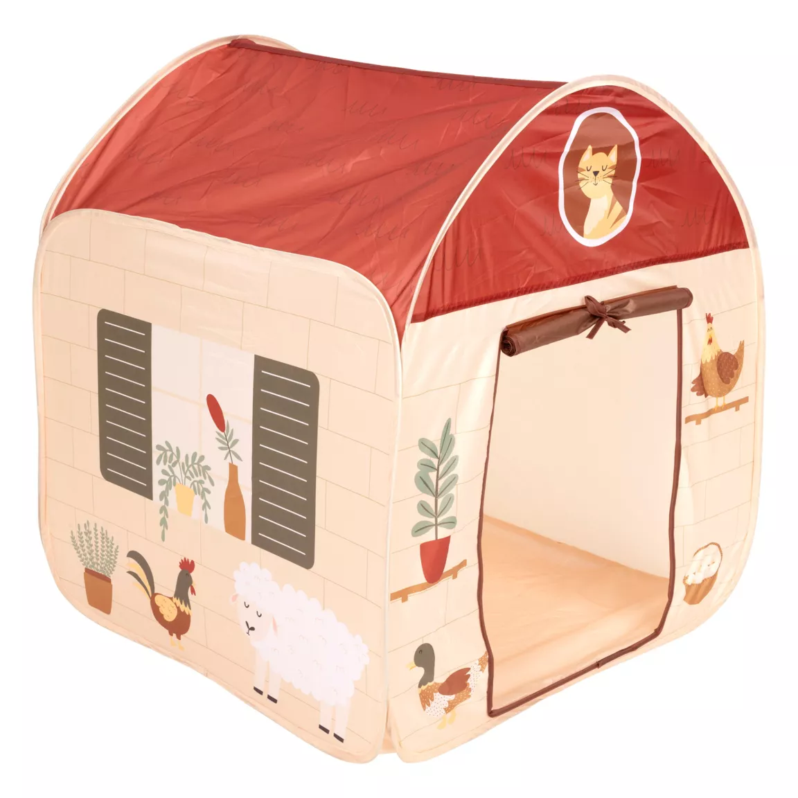Maison pop up enfant (H85 cm) Ferme Multicolore