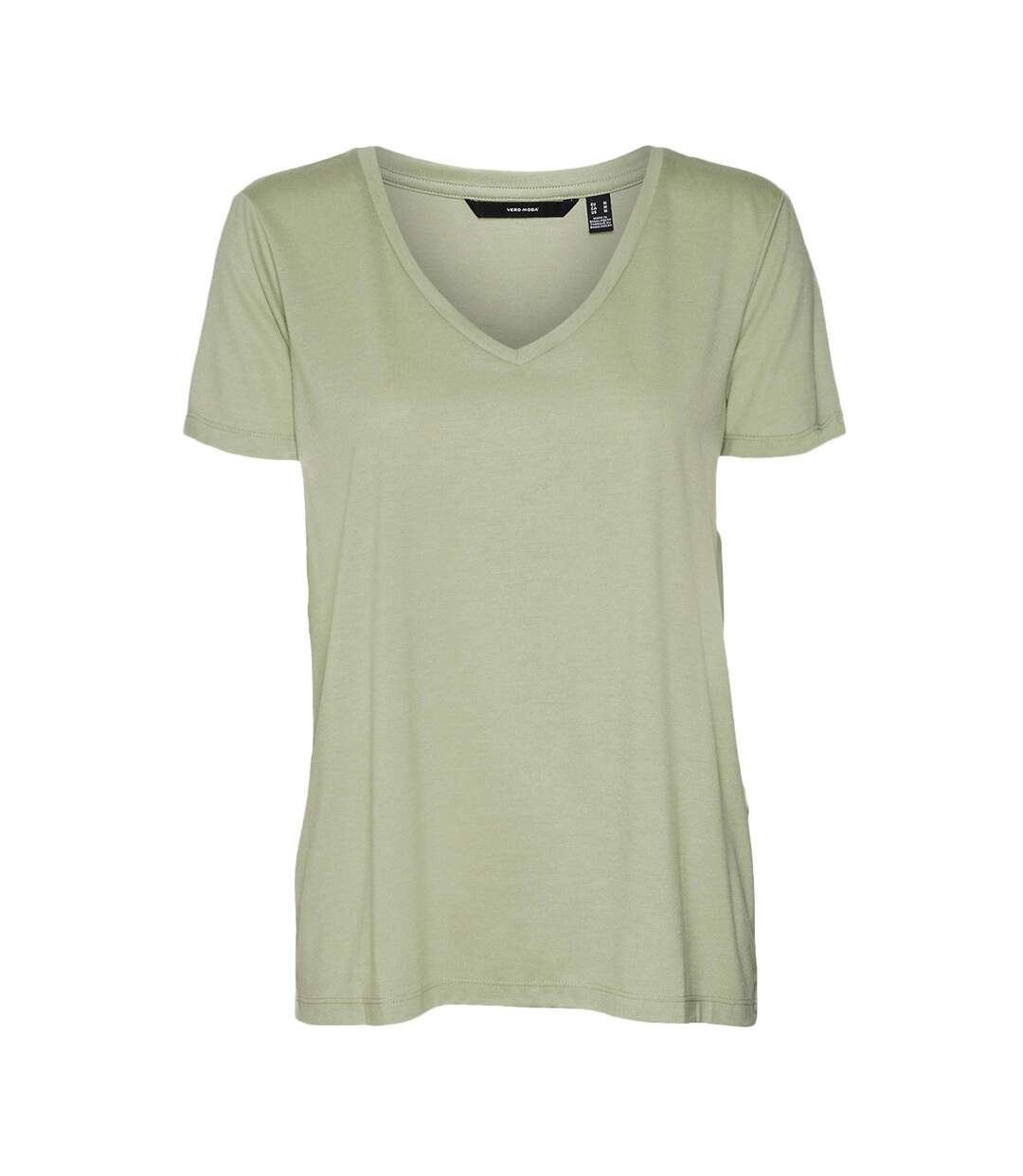 T-shirt Vert Femme Vero Moda Spicy