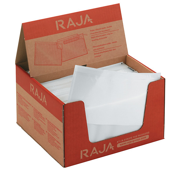 Pochettes porte-document adhésives, lot de 1000