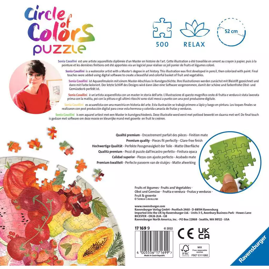 Ravensburger Circle of Colors - Fruits & Vegetables bunt