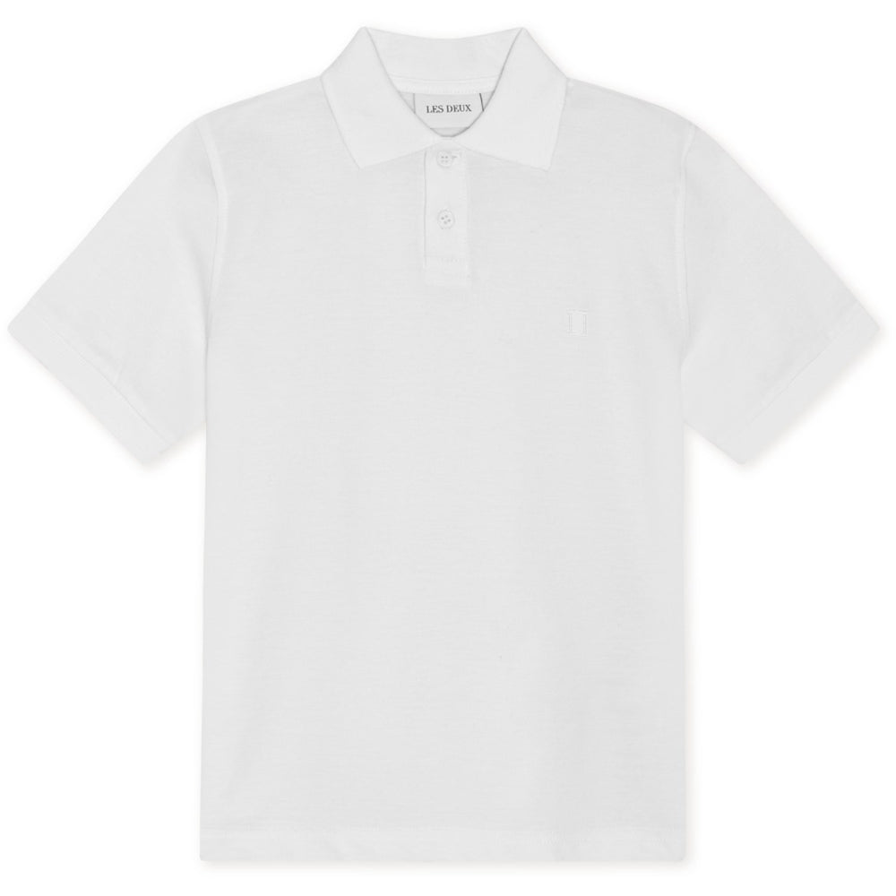 Køb Les Deux Kids White Pique Polo