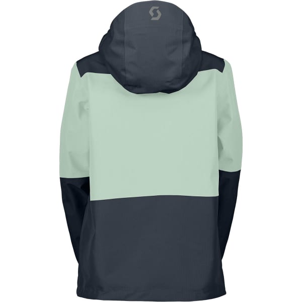 Veste de ski SCOTT VERTIC RIPSTOP 3 LAYER W'S JACKET DARK BLUE/FRESH GREEN