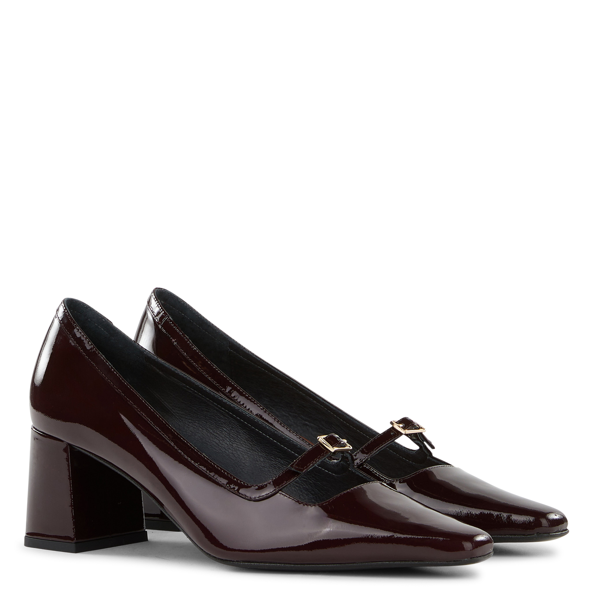 DIOLA - Escarpins en cuir vernis | Rouge