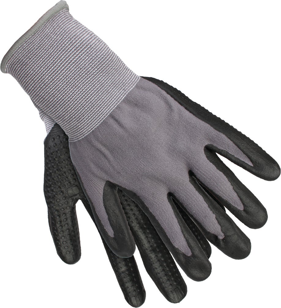 Intratuin tuinhandschoenen maat L foam/latex grijs