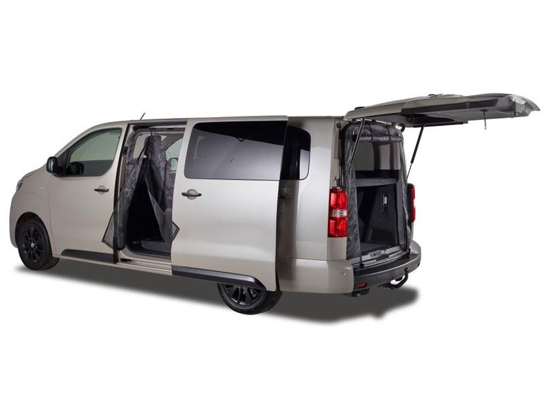 Van Quito Schiebetürenmoskitonetz, Magnet RV, links Citroën Schiebetürenmoskitonetz Magnetreissverschluss für Citroën, Fiat, Opel, Peugeot, Toyota, Fahrerseite (links), Maschenweite Standard