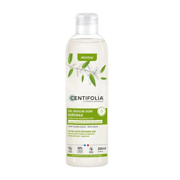 Centifolia Gel Douche Soin Surgras - Verveine Citronnée 250ml