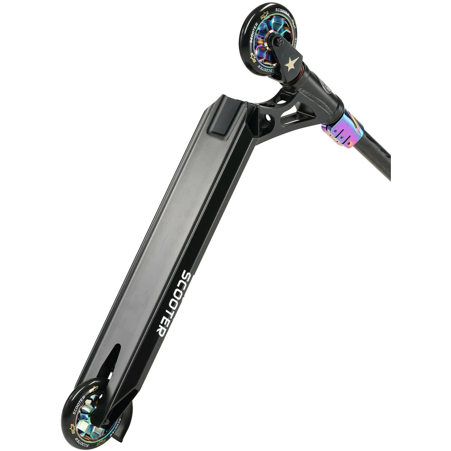 Star Scooter Roller Stunt Trick 110mm Professional schwarz, chrom